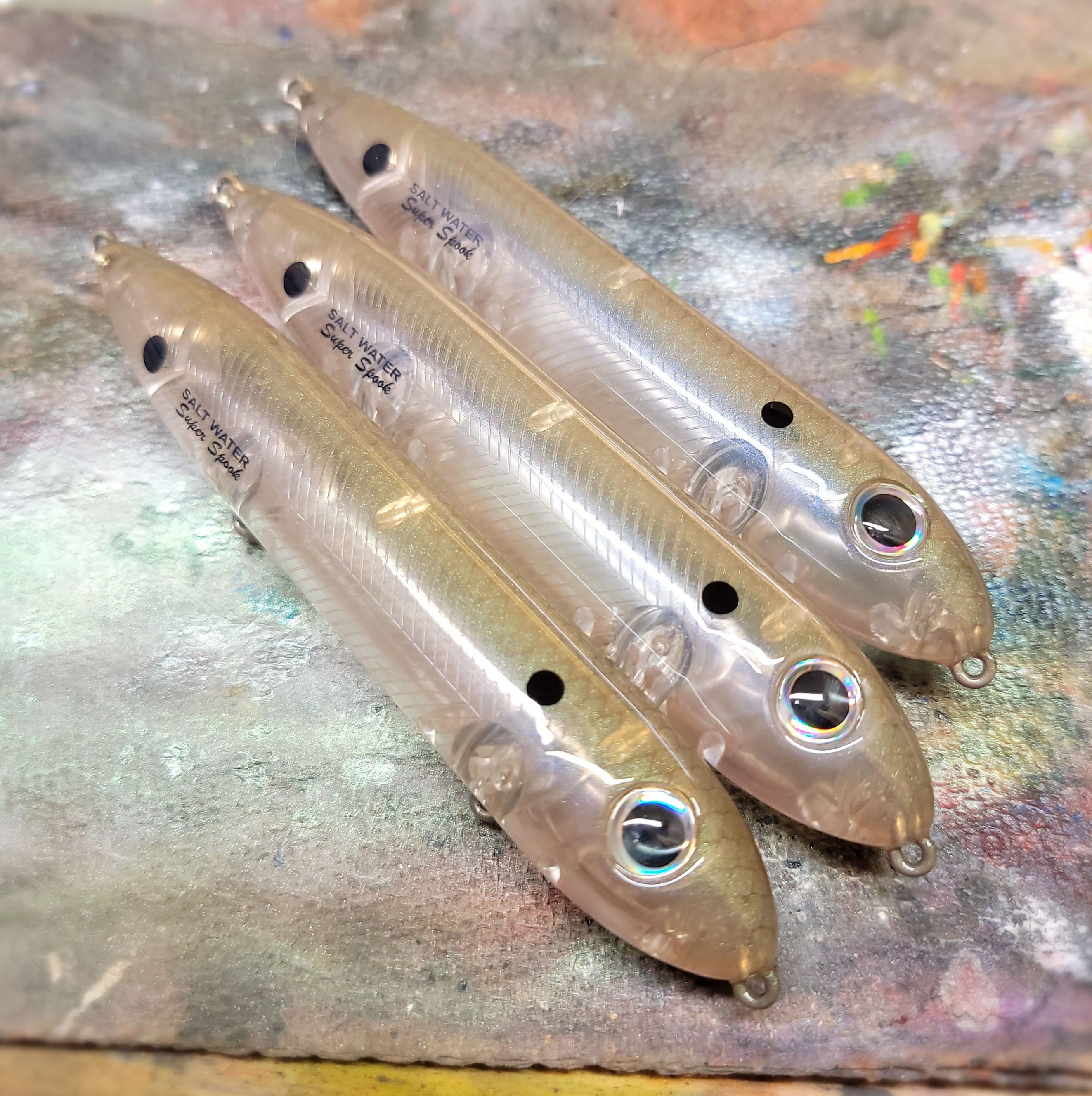 Heddon 5 Super Spook – Golden Sardine, Topwater Fishing Bait, New In Box